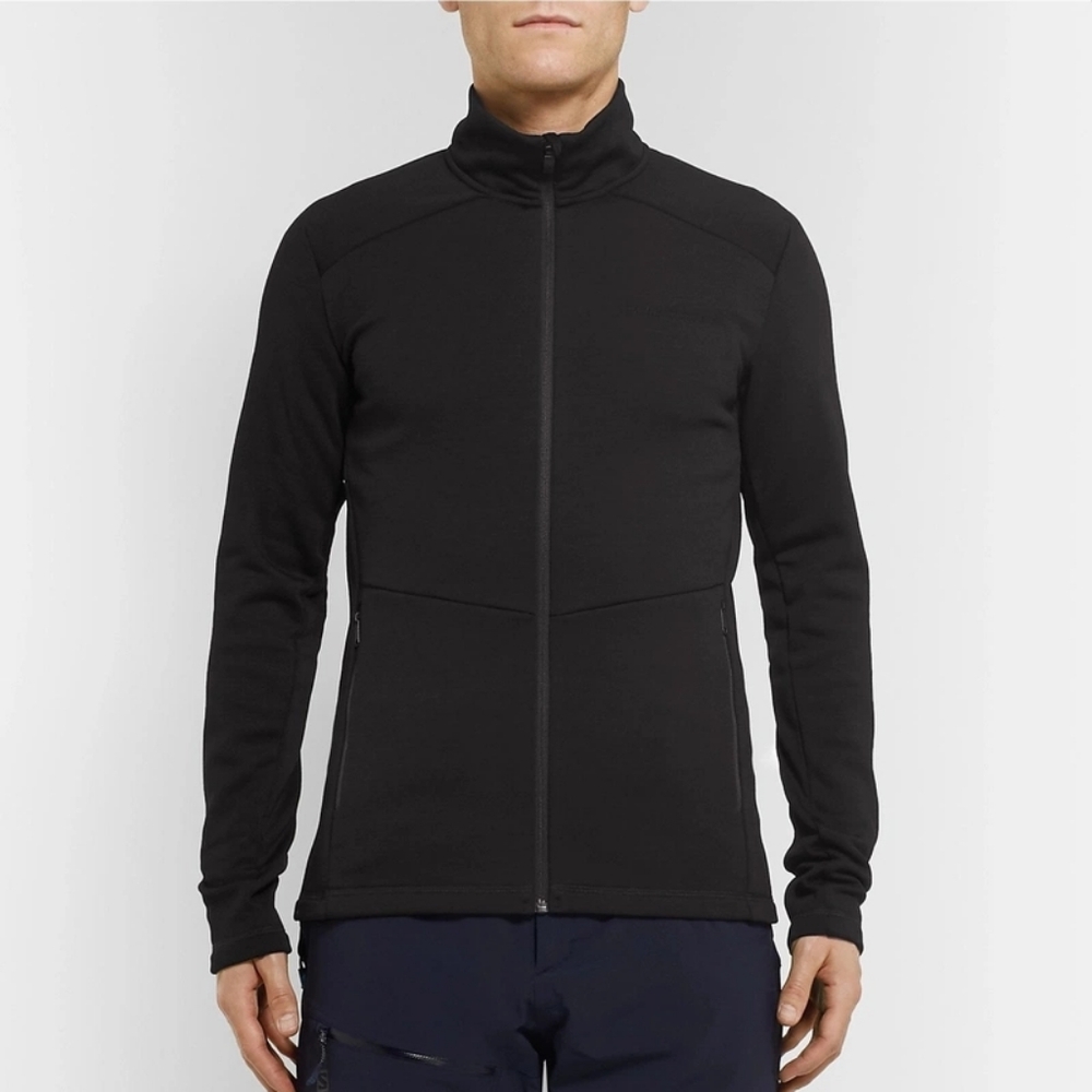 PEAK PERFORMANCE Navy Blue Full Zip Helo Spin Hooded Jacket L
